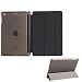 Produktbild Mit Auto Schlaf Wach Funktionipad ipad 9.7/ ipad pro 10.5/por(9.7) Ultra Dünn Ipad Schutzhülle PU Ledertasche Case Covermini 1/2/3 pad2/3/4 ipad6/air2 ipadpro(12.9) (ipadpro(12.9), Schwarz)