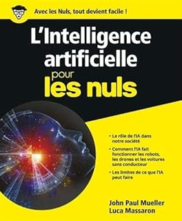jaquette livre L'Intelligence artificielle pour les Nuls