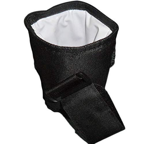 Preisvergleich Produktbild Schwarzer Kinderwagen Getränkehalter Milchflasche Rack Aufbewahrungstasche Tasche wasserdicht