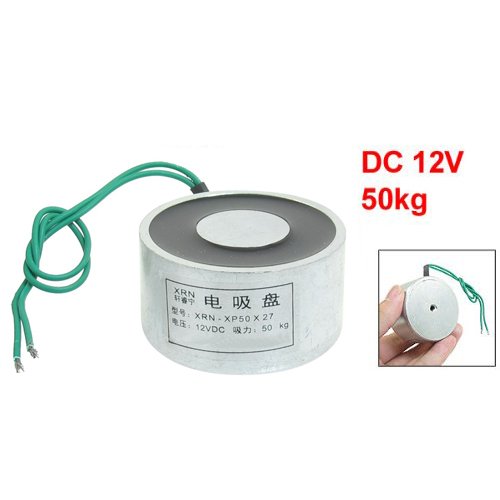 Preisvergleich Produktbild Sonline gelutscht Elektrohubmagnet Elektro 12VDC 50Kg 110LB 50x27mm