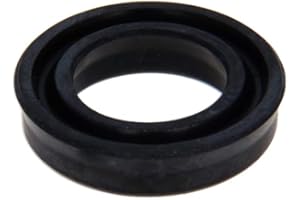 Othmro 1pcs USH Paraolio, 22mmx14mmx5mm (ODxIDxTHK) Guarnizione idraulica Albero Pistone Guarnizione Olio O-Ring Pistone Gomma Nitrile per albero cuscinetto, Pompe olio Motori Nero