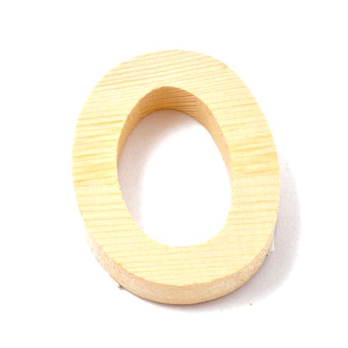 Holzbuchstabe / Buchstabe "O" (Natur / 8 cm)
