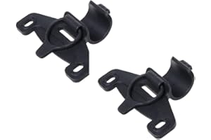 IKAAR Bicycle Pump Holder (Pack of 2, Black) for 20mm Diameter Pumps, Durable ABS Material, Universal Bike Mount