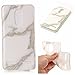 Produktbild Lonchee Lenovo K6 Hülle,Marmormuster Muster Weich TPU Handy Hülle Durchsichtig Transparent Etui Cover Case Protective Shell Soft Schutzhülle Telefon Kasten für Lenovo K6 – Jade weiß