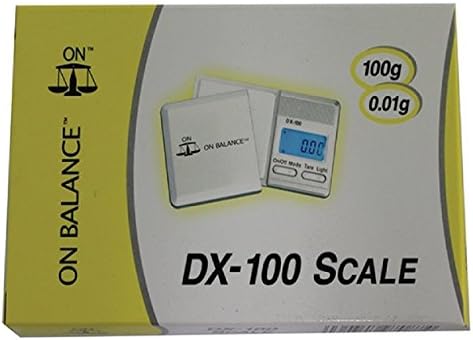 On Balance Accurate Mini Weighing Scales Notebook, Lite, Tabletop, Square, Pocket, Mini & Dual Display Scales by Lizzy® (DX-100)