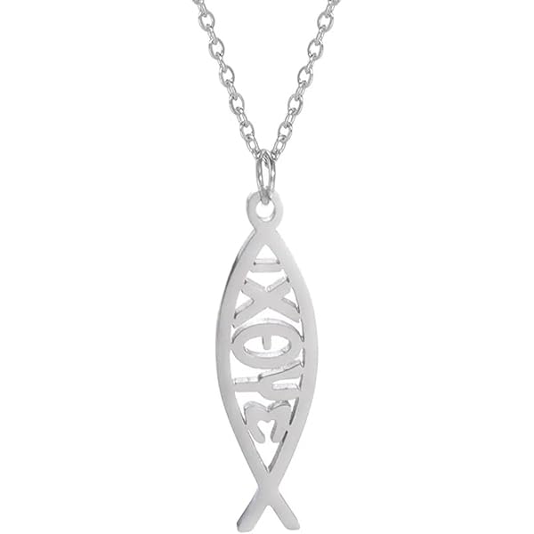 Anello In Acciaio Inox 316 L Jesus Ichthys Pesce - Foto 7