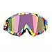 Produktbild Fodsports Motorrad Goggle Motocross Wind Staubschutz Fliegerbrille Snowboardbrille Schneebrille Skibrille Wintersport Brille Off-Road Schutzbrille (bunt E)