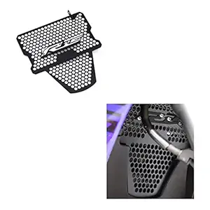 Speedwav Engine Radiator Guard/Grill/Cover Black For Yamaha R15 V3 radiator grill_292