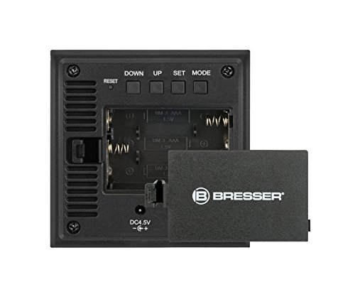 Bresser Wecker MyTime WAC braun mit grüner LED - 4