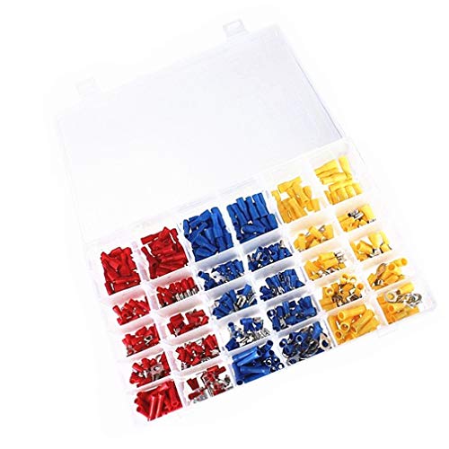 Auped 480x Cosse Electrique plates Connecteurs Isolées à Sertir Assortiment sertissage