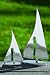 Produktbild 1 SEGELBOOT DEKO MODELL AUS ALUMINIUM ca 37cm HÖHE SEGELSCHIFF BOOT SILBER-EFFEKT NR 1743100