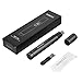 AVANTEK Nose Ear Hair Trimmer, Stainless Steel Rotation Blade for Men and Women Facial Hair Remover Clipper, Battery-Operated, Black