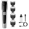 kk impex Trimmer at 538 Trimmer 60 min Runtime 4 Length Settings (Silver, Black)