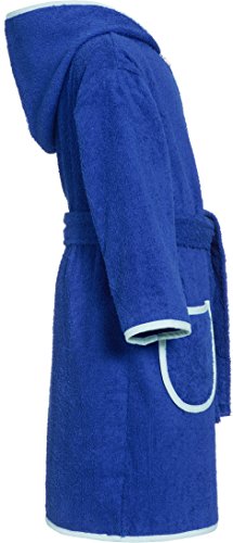 Playshoes Jungen Kinder Frottee-Bademantel Hai mit Kapuze - 3