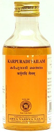 Karpooradi Oil - Karpuradi Thailam - Arya Vaidya Sala - 200ml - Exclusively by American Indian Imports by Arya Vaidya Sala - Kottakkal