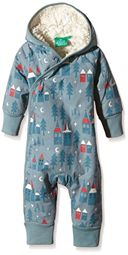 Little Green Radicals Unisex Baby Enchanted Wood Snowsuit, Blue, 3-6 Months