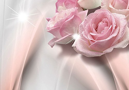 Vlies Fototapete 400×280 cm ! Top – Tapete – Wandbilder XXL – Wandbild – Bild – Fototapeten – Tapeten – Wandtapete – Wand – Blumen Rosa b-C-0109-a-a - 3