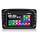 Produktbild iauch 17,8 cm Touch Bildschirm HD Schrecken 6.0 Auto Stereo mit DVD Player GPS Navigation Bluetooth GPS Radio für Mercedes Benz C-Klasse CLK W203 W209 W163 W639