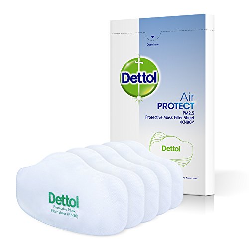 Dettol Air Protect Protective Mask Filter Sheet - Pack of 5