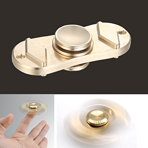 Bestweekend Stainless Steel EDC Hand Spinner Finger Spinner Fidget Focus Reduce Stress Gadget