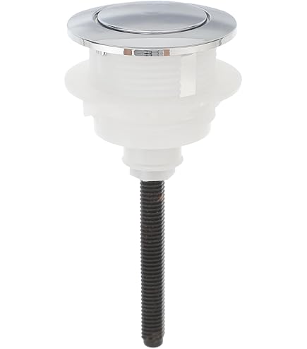 Lokatall WC Spülknopf Doppelt - Ersatz Spülkasten Knopf 48mm Rund 2 Stück