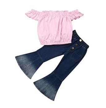 infant bell bottom jeans