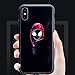 Produktbild LXY Action Figures Spider-Man glühender Handyfall, kreativer Harter Oberteil-Handyglasfall, verwendbar für iphone7 / 8 / 7p / 8p / x/xs/xr/xsmax iPhone x