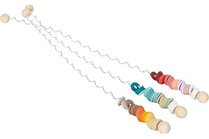 Small Foot Spirales de Couleur, kit de 3 en Bois et métal, Jeu Optique de Couleurs, à partir de 3 Ans, Fascine Les Enfants, 12340