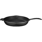 Lava D&ouml;k&uuml;m Yuvarlak Izgara Tava, Metal Kulplu, Konkav Taban, 28 cm