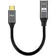 YMY USB Type C (the Source) to Mini DP Adapter, 4K 60Hz 18cm USB-C to Mini Displayport Cable Compatible with MacBook Pro Macbook,iMac etc DP/ALT USB-C Devices Sharing screen to Mini DP ports Monitors