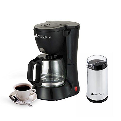 spécification Cafetière noir 12 tasses 680W + Moulin à café finition inox