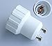 Produktbild 2x Sockel Adapter GU10 auf E14 Lichtadapter Adaptersockel Lampen Lampensockel