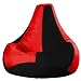 Rest n Sleep Bean Bag Tear Drop black red xxxl Cover Only RS.599.00