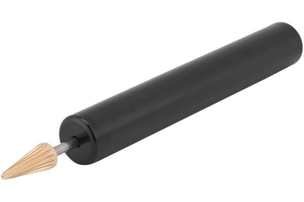1PC Outil de Traitement de Bricolage Stylo à Huile Craft Bord Dye en Cuir Outil de Fabrication de Peinture à l'Huile en Cuir Applicateur en Cuir Stylo à Bille en Cuir Edge Dye 6 COULEURS (Noir)