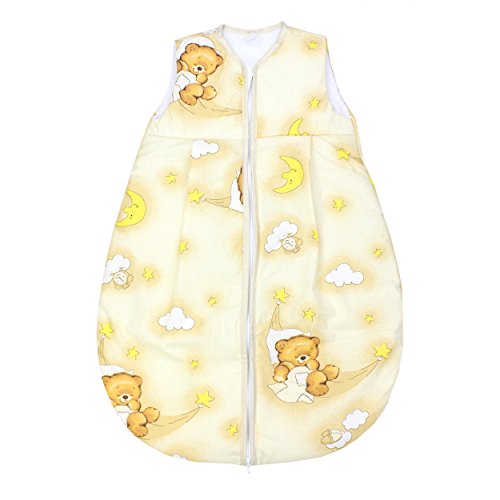 Baby Schlafsack Baumwolle Vierjahreszeiten Kinderschlafsack Wattierter Babyschlafsack ohne Ärmel Frühling Herbst Winter