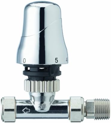 Homexpert Heating Controls TRV15SHCUK TRV Head with Straight Valve Kit