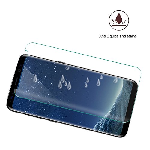 Galaxy S8 Panzerglas Schutzfolien zu screenen Glas Schutzfolie Displayschutzfolie Folie Premium Gehärtetem Glas Schirm-Schutz Handy Displayschutz Schutz Transparent Kristallzelle Panzerfolie für Samsung Galaxy S8 [High Definition Ultra-beständig mit Härte Anti-Blase] - 3
