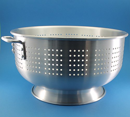 Küchensieb Salatseiher Salatsieb Sieb ALU Nudelsieb Standsieb Ø 42 cm Aluminium