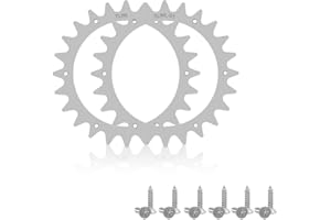 CLIUNT Robot cortacésped de acero inoxidable para modelo Worx S/M, tornillos de acero inoxidable, para ruedas todoterreno