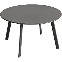 Hespéride Table D'Appoint De Jardin Ronde Saona Argile 50 X 45cm En Acier