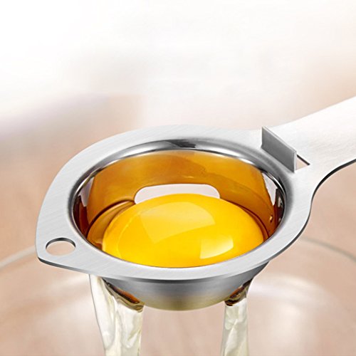 Acier inoxydable séparateur d'oeufs gadget de cuisine séparateur blanc de jaune d'oeuf