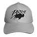 Produktbild hanbaozhou Snapback Hat Sandwich Peaked Cap Bison Durable Baseball Cap Hats Adjustable Peaked Trucker Cap