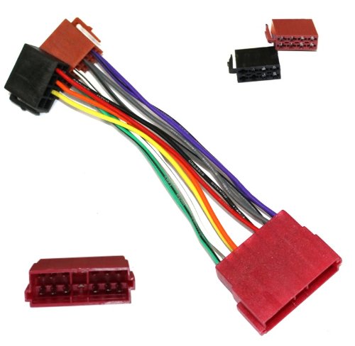 AERZETIX: Adaptateur B7 pour autoradio ISO câble convertisseur fiche Faisceau Compatible Peugeot Citroen ref b7 - C2006