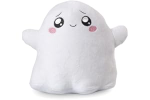 CREJOHY Lanky Box Ghosty Plush Toy, Glow in the Dark Plush Lanky Box Ghosty Doll Teddy, 3+LankyBox Plushies Merch Soft Stuffed Toys for Boys Girls Kids(Ghosty, 11in)