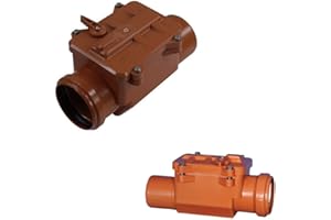 ISTA TOOLS Rückstauklappe Ø DN 100 Rückstauverschluss Rattenschutz für HT - KG Rohre Rückschlagklappe abwasser (DN 100)