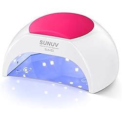 SUNUV SUN2C 48 W Sèche-linge de Kit ongles UV Lampe de lumière LED avec minuteur, capteur pour séchage des ongles Kit ongles et des orteils