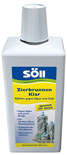 Söll 12726 ZierbrunnenKlar - Effektiv gegen Algen und Kalk - 1 l