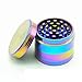 Produktbild Regenbogen Kraut Mühlen Mühlen 4 Teile Zink Legierung Pollen Spice Grinder Tabak Grinder bunt Metall (Bunt) (50mm/2 inch)
