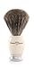 Edwin Jagger Pure Badger Shaving Brush - Imitation Ivory Handle with Nickel Plated End Cap