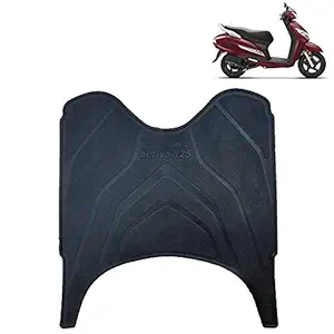 Ramanta Washable Floor Mat for Honda Activa 125 BS6 Scooty (1 PC, Black)